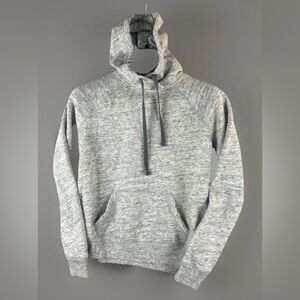 Hollister Hoodie Size Medium Light Grey Stitched Logo Y2K Preppy